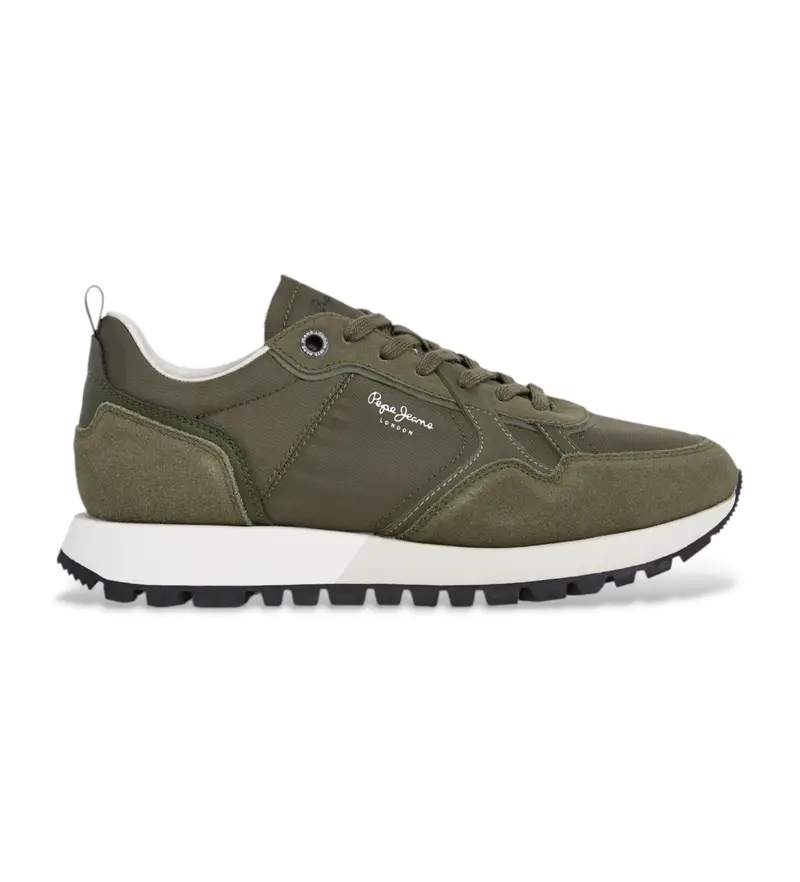 per uomo. PMS400001 Sneakers verdi Ari Soft (40), Pelle, Basso, Stringhe, Casual, Verde