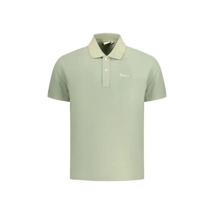 Polo Maniche Corte Uomo Verdi Ricamo Verde
