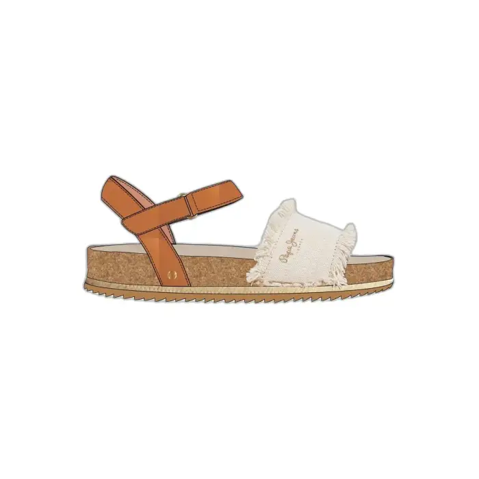 Pepe Jeans Sandali da bambina Berlin Bass Beige