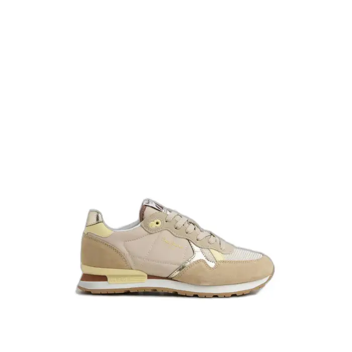 Scarpe da ginnastica da donna Pepe Jeans Brit Heritage Beige