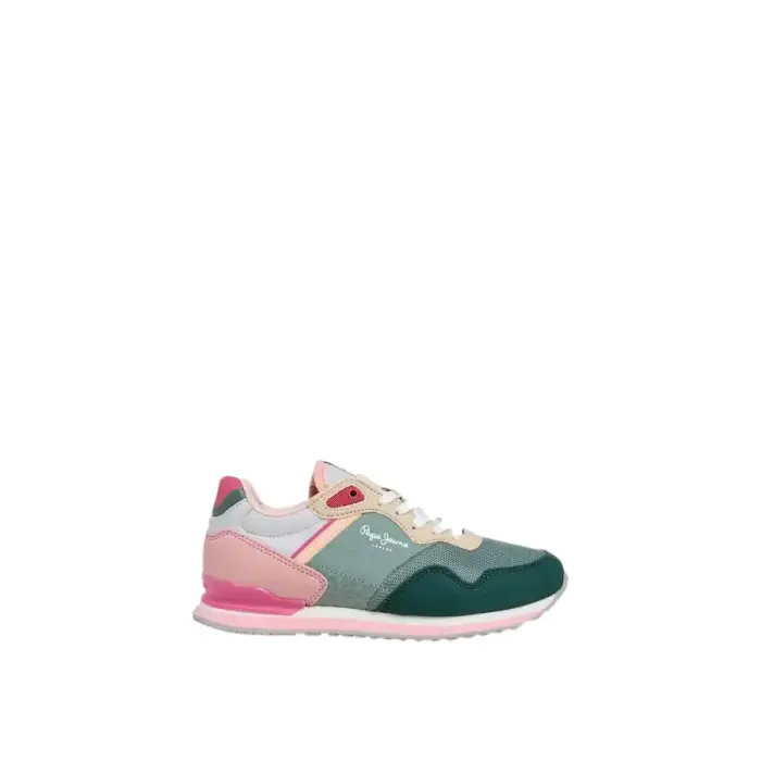Sneakers da bambina Pepe Jeans London Chic Gris