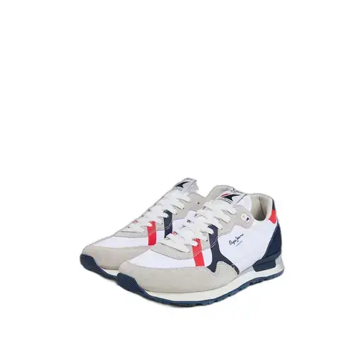 Sneakers Pepe Jeans Brit Road Blanc