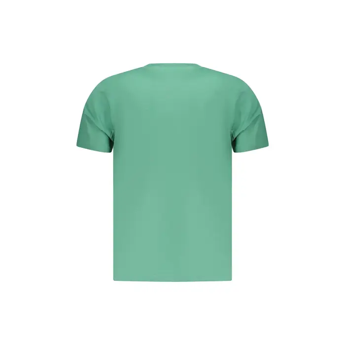 T-Shirt Maniche Corte Uomo Verdi Stampa Logo Verde