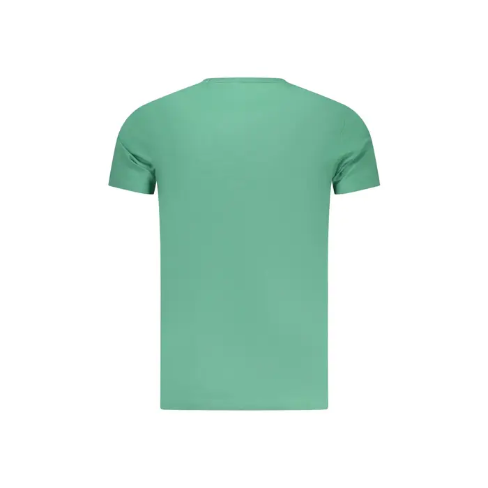 T-Shirt Maniche Corte Uomo Verdi Stampa Logo Verde