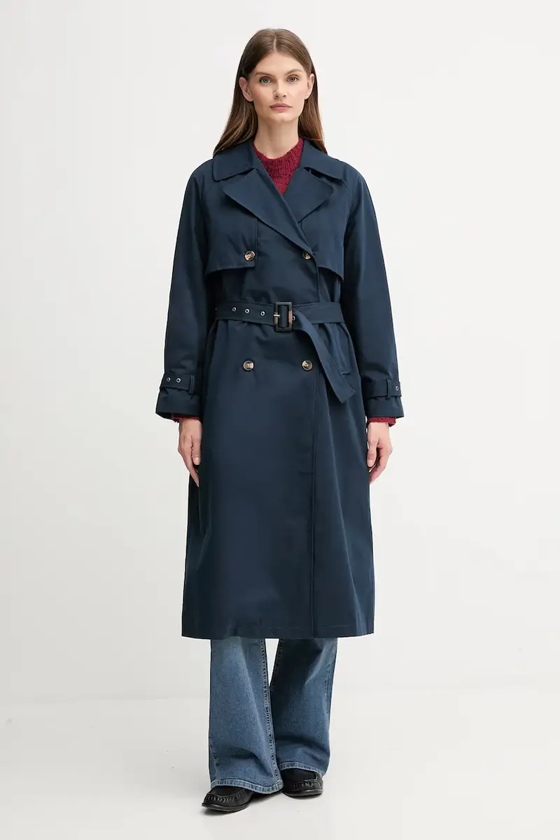 Pepe Jeans trench colore blu navy PL4024349