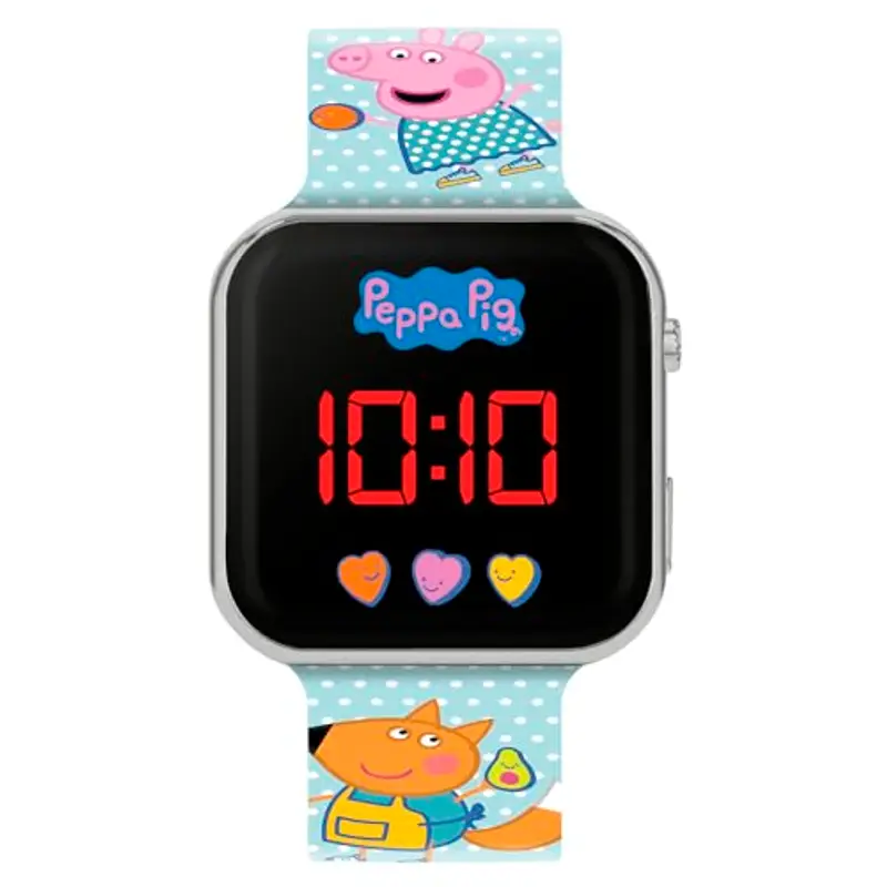 Peppa Pig Orologio Casuale della Cinghia del Silicone di plastica PPG4090