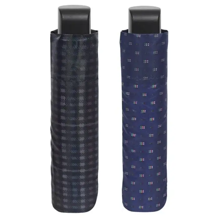 Ombrello pieghevole manuale stampato Perletti (x2) Multicolore