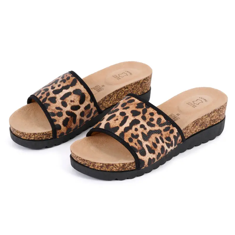 Perletti Zoccolo Comfort Leopardato