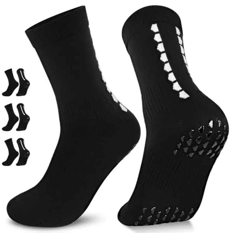 PERMANENTLY001 Sottile Calzini calcio antiscivolo uomo grip donna calz pilates anti-vesciche traspirabile calzini allenamento sportivi