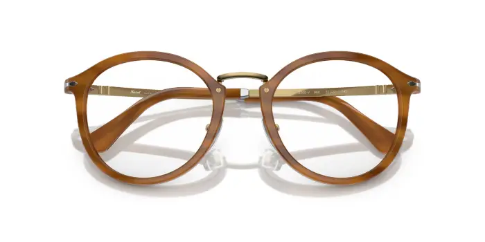 Persol Unisex PO3309V Vico 960 Montature da vista Acetato Marrone Pantos