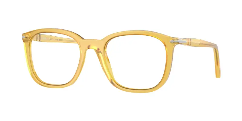 Persol Unisex PO3355V 204 Montature da vista Acetato Giallo Pillow Normale