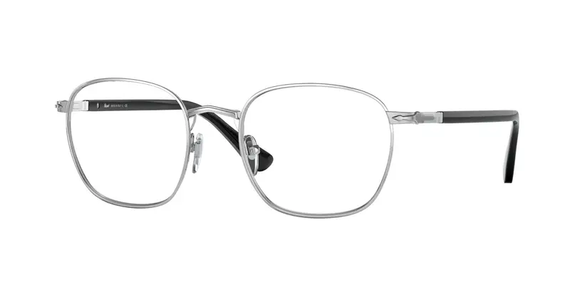 Persol Unisex PO2476V 518 Montature da vista Metallo Argento Squadrata