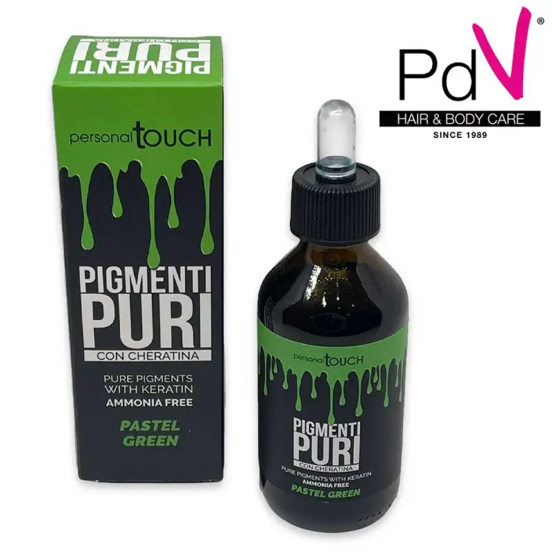 Personal touch pigmenti puri con cheratina 100 ml verde pastello