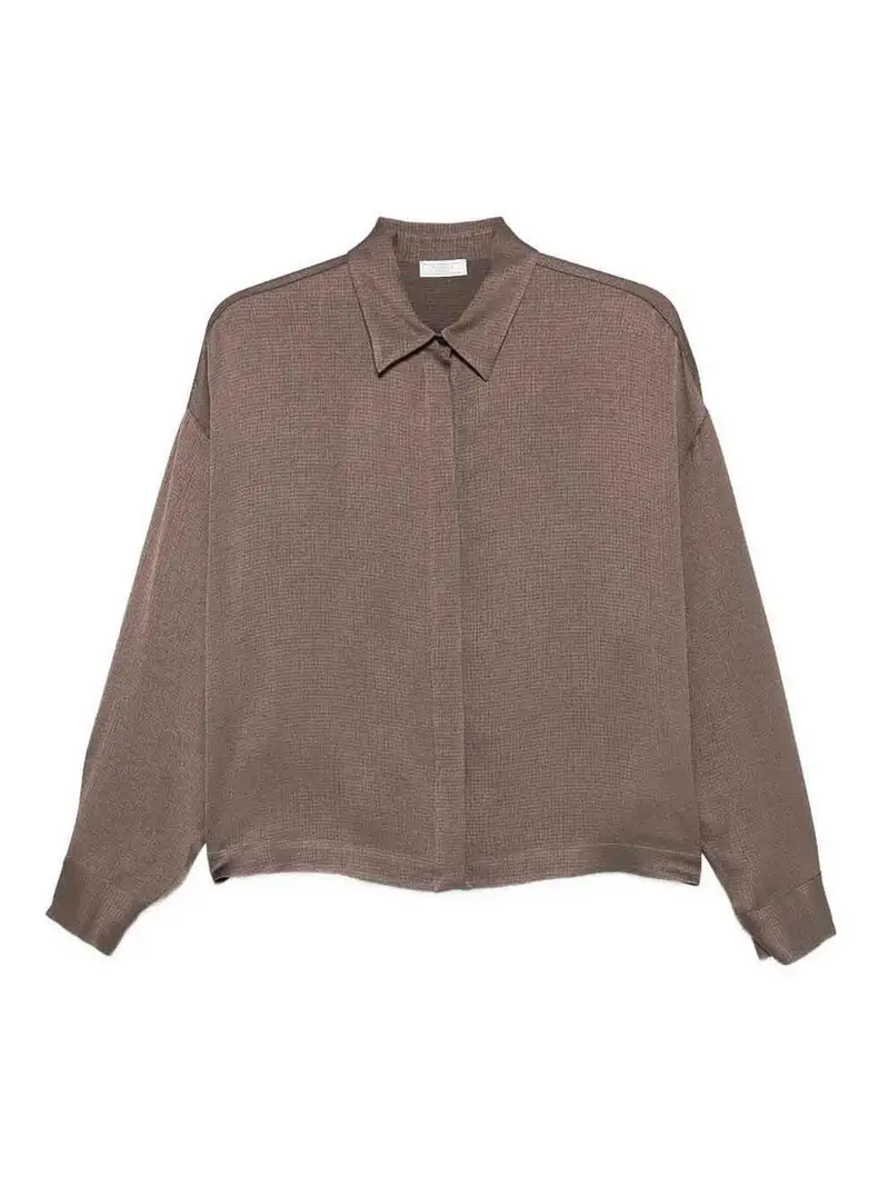 Peserico Camicia Marrone