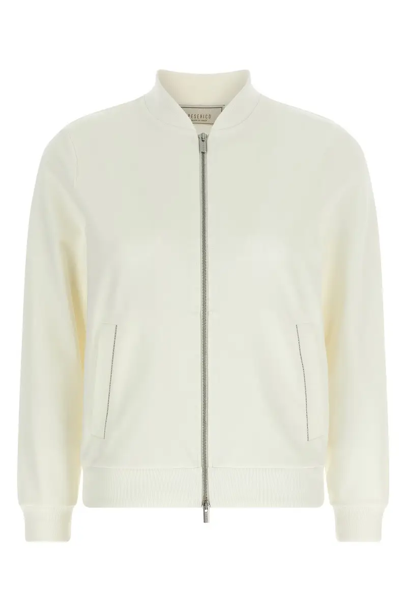 PESERICO Felpa Punto Luce Bianco