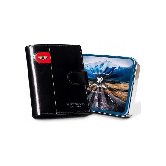 Portafoglio Peterson DPTN22308LVTE64351 Nero