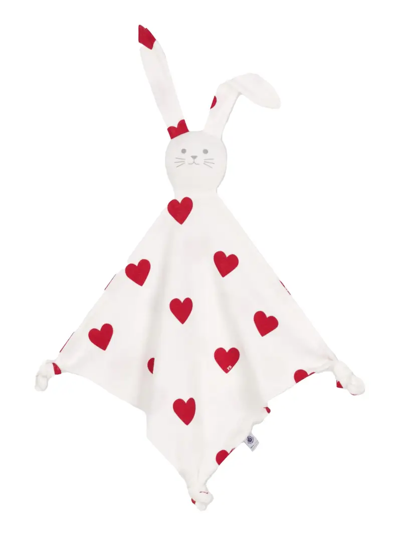 PETIT BATEAU KIDS Doudou fantasia cuore Bianco