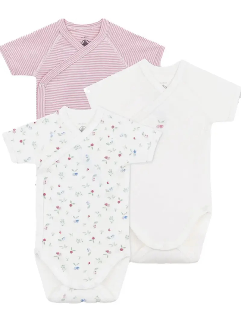 PETIT BATEAU KIDS Set blu fantasia neonata (3pz) Bianco