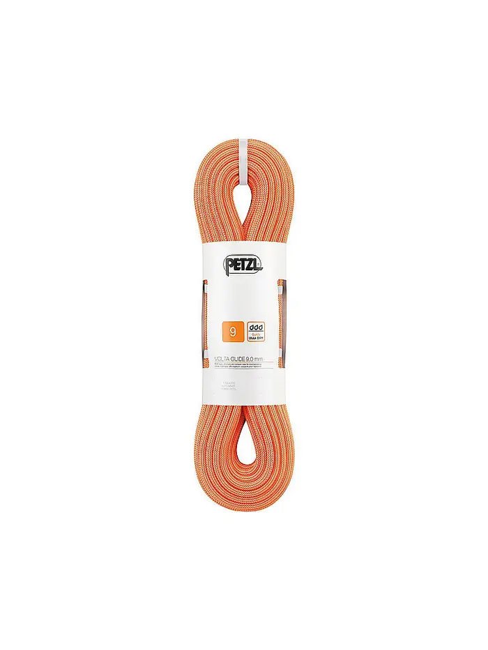Petzl Corda da montagna Volta Guide 9 mm arancione | 50M