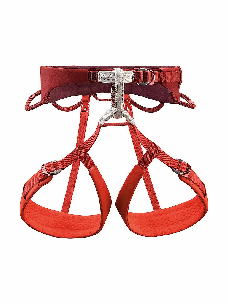 Petzl Imbracatura da arrampicata da uomo Adjama rosso scuro