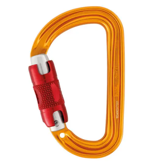 Petzl Sm D Twist-Lock - moschettone Yellow