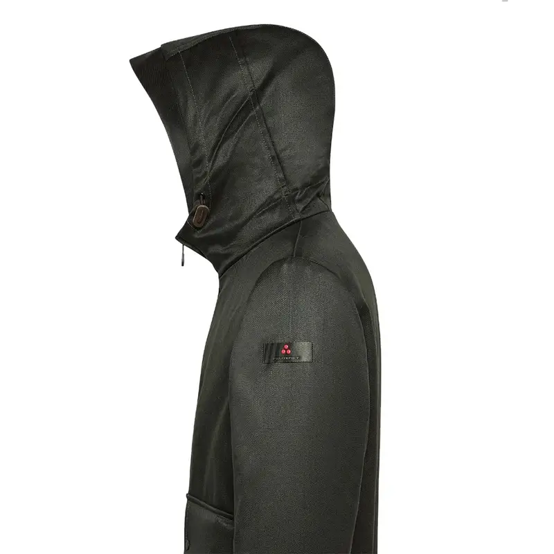 PEUTEREY GIACCA CORTA IN LANA CERATA DOUGLAL SRT ECO FUR