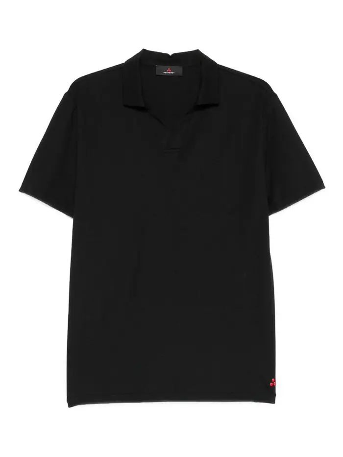 Peuterey Nuova polo nera Helgo Nero