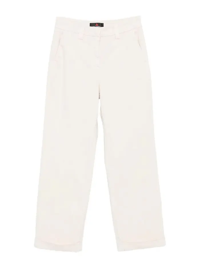 Peuterey Pantaloni in cotone stretch avorio Beige