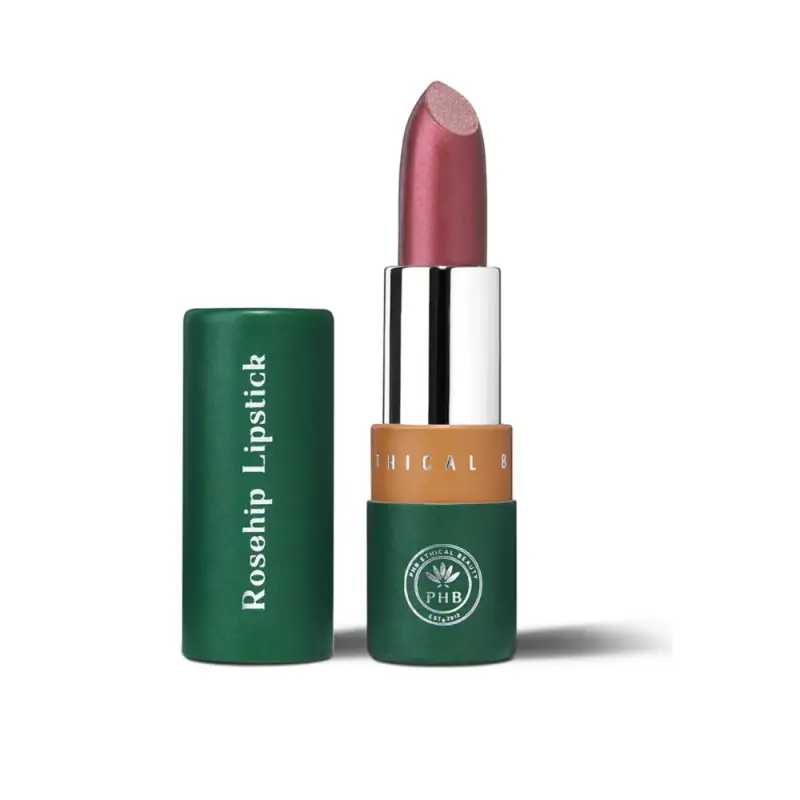 Phb ethical beauty Bio Rosehip Satin Sheen Rossetto, Plum (10 g)