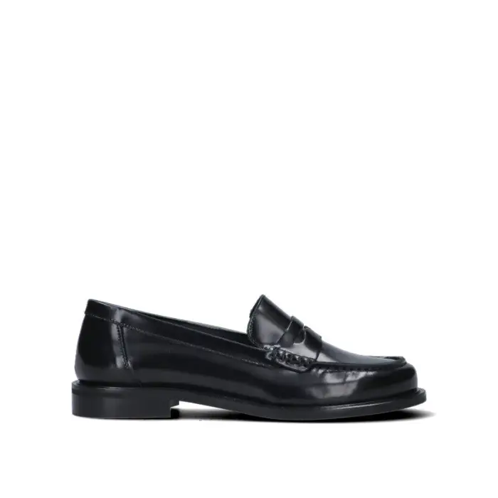 PHIL MELVIS Mocassino donna nero in pelle Vario
