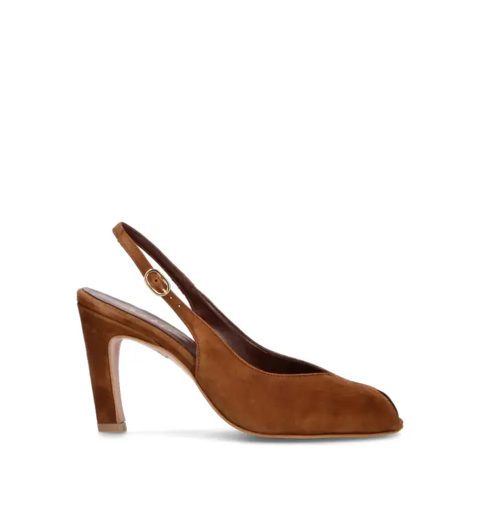 PHIL MELVIS Sandalo donna cioccolato in suede Vario