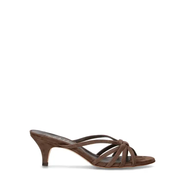 Sandalo donna testa di moro in suede Vario