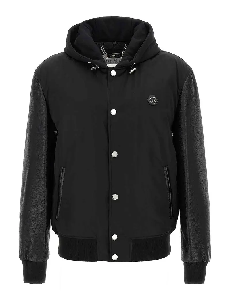 Philipp Plein Giacca del bomber varsity Nero