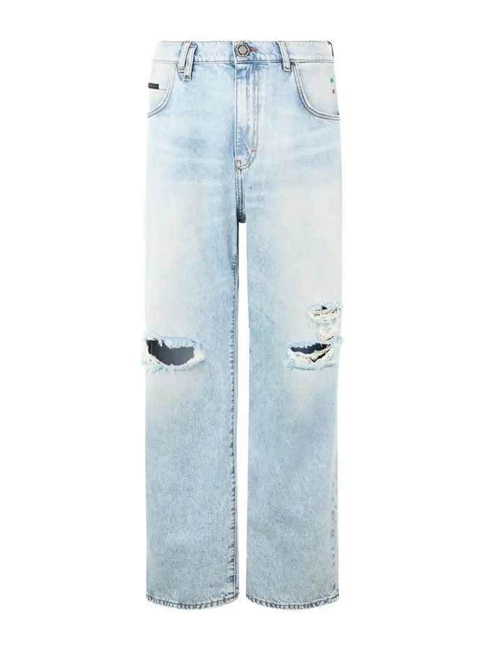 Philipp Plein Jeans da spiaggia Denim