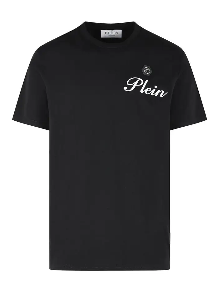 Philipp Plein Maglietta in cotone nero