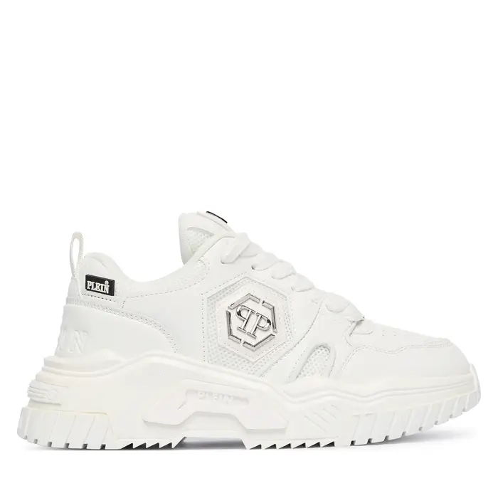 PHILIPP PLEIN Sneakers New Predator FAES USC0837 PTE003N Bianco