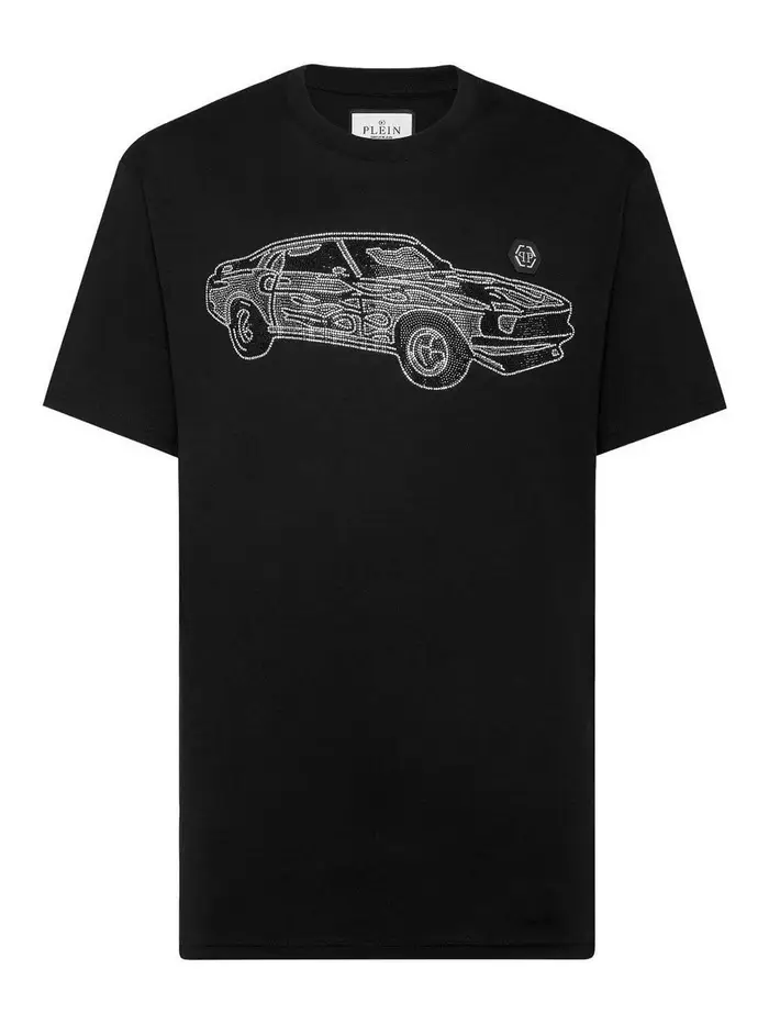 Philipp Plein T-shirt Cars Racing Nero