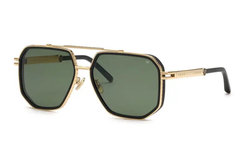 Philipp Plein Occhiali da sole Uomo Oro 3672494