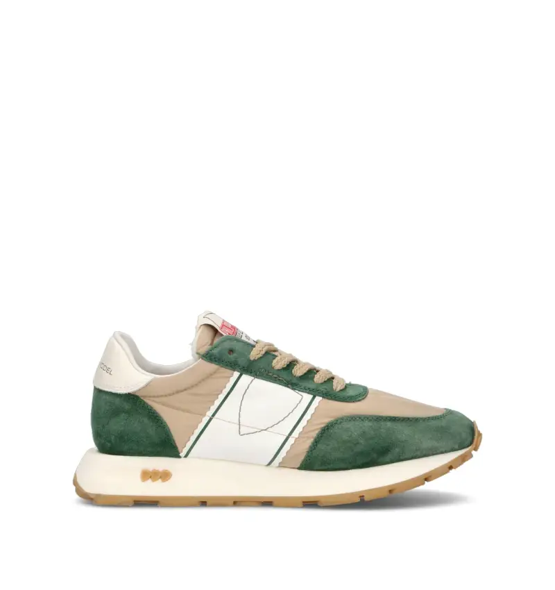 PHILIPPE MODEL Sneaker donna verde/beige Vario