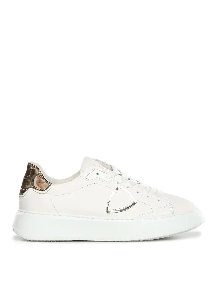 Philippe Model Sneaker in pelle Temple Bianco