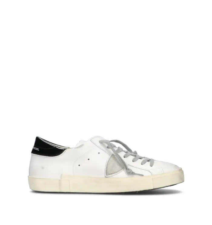 PHILIPPE MODEL Sneaker uomo bianca in pelle Vario