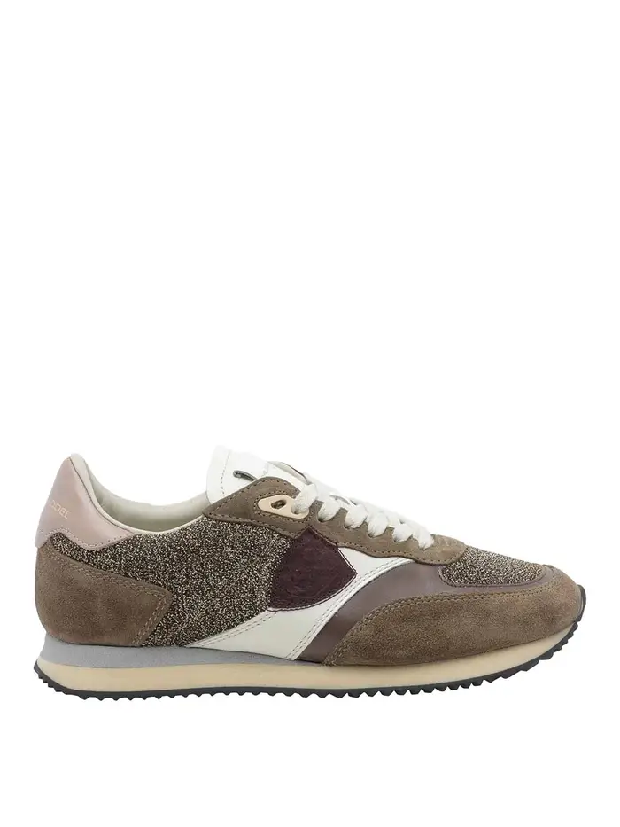 Philippe Model sneakers basse blville marroni Marrone