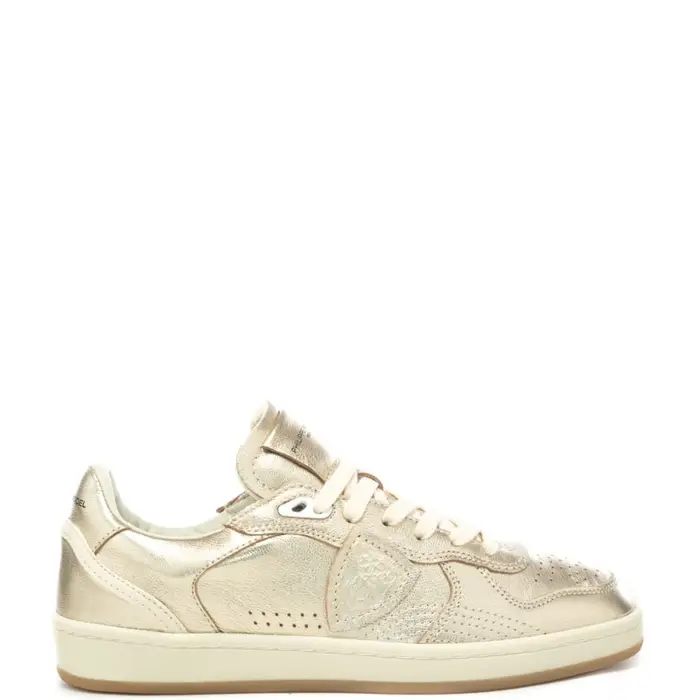 Philippe Model sneakers da donna pgal low in vera pelle platino
