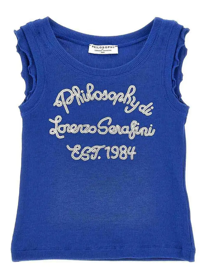 Philosophy di Lorenzo Serafini Canotta Con Logo Blu
