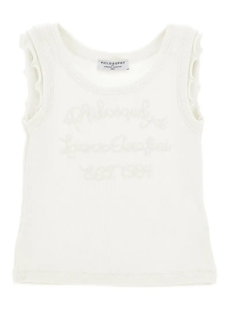 Philosophy di Lorenzo Serafini Canotta Con Logo Crema