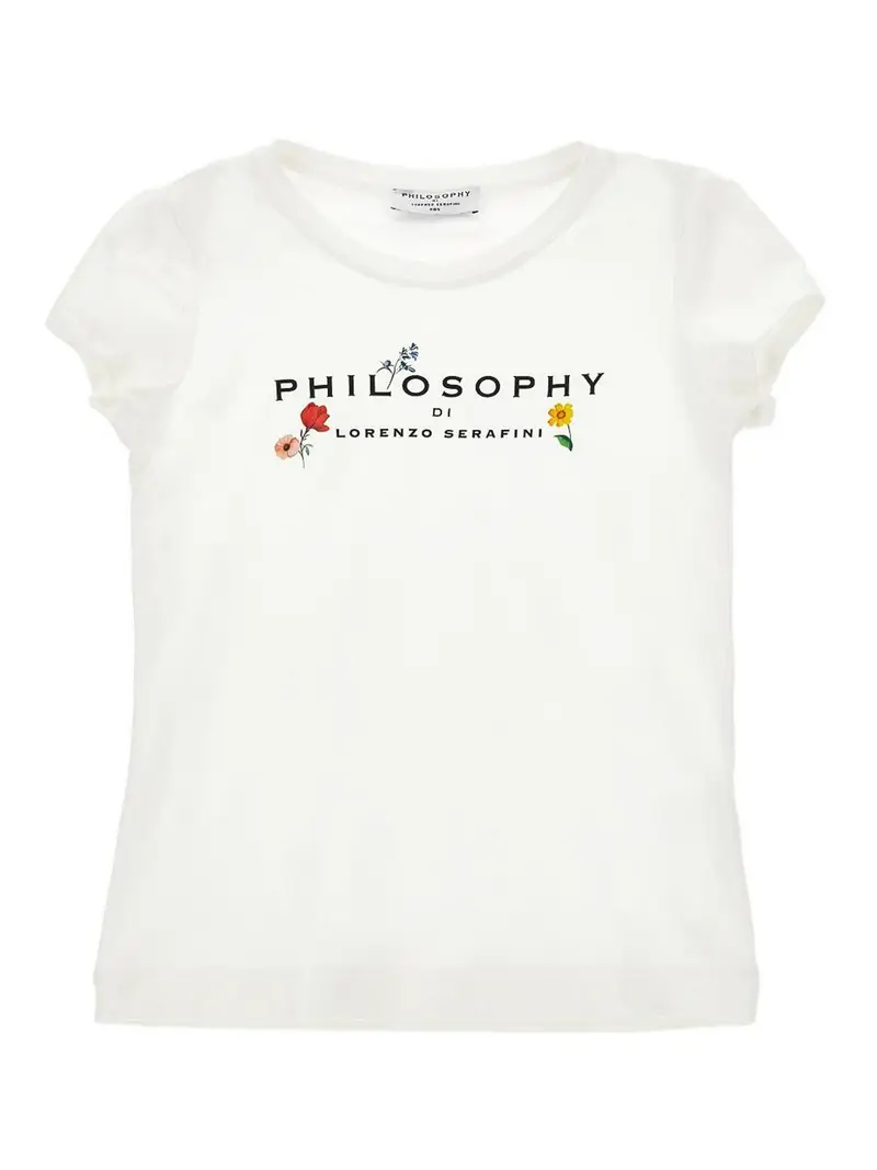 Philosophy di Lorenzo Serafini T-shirt Crema 4575626