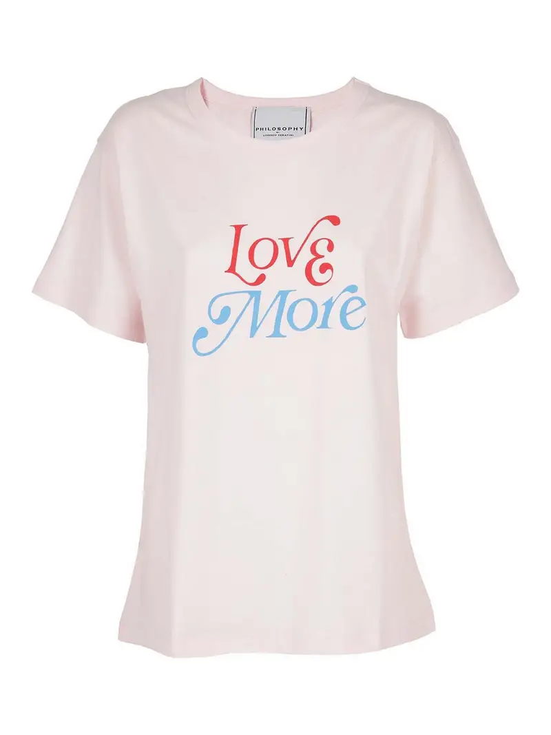 Philosophy di Lorenzo Serafini T-shirt Rosa 2613839