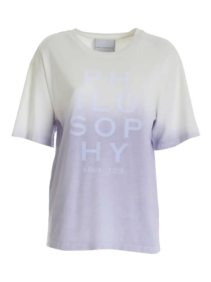Philosophy di Lorenzo Serafini T-shirt Lilla 3359705