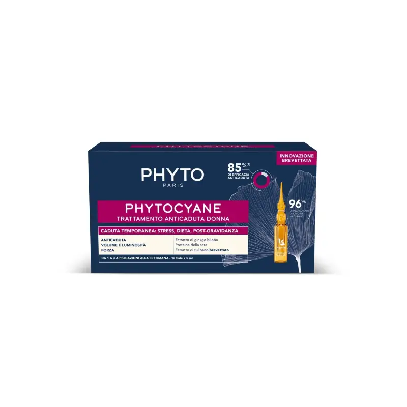 Phyto Trattamenti Specifici Phytocyane Trattamento Anticaduta Donna - Caduta Temporanea - Trattamento Anticaduta Capelli