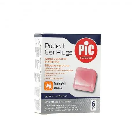 Pic Protect Tappi Per Le Orecchie Silicone Modellabile 6 Unità Solution